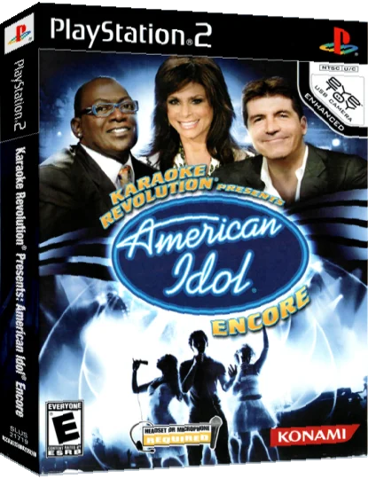 Karaoke Revolution Presents - American Idol Encore — box-3D (US)