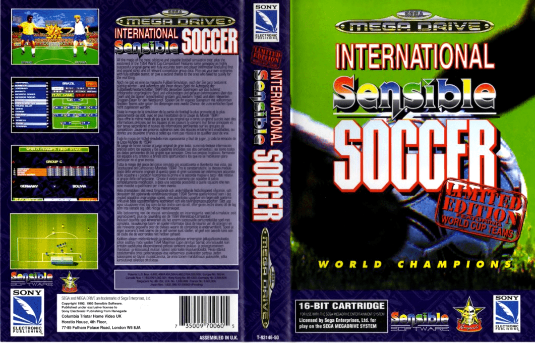 Sensible Soccer - International Edition — box-texture (EU)