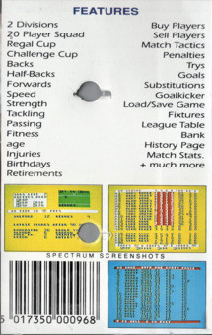 Rugby Coach — box-2D-back (EU)