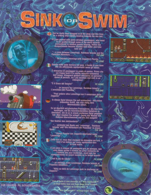 Sink or Swim — box-2D-back (EU)