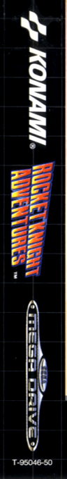 Rocket Knight Adventures — box-2D-side (EU)