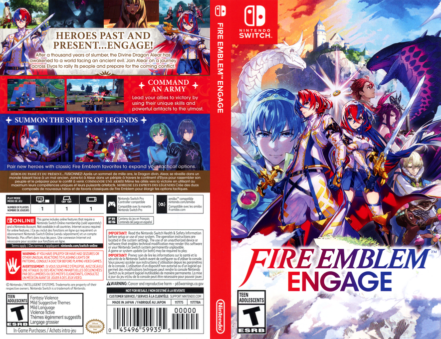 Fire Emblem Engage — box-texture (US)