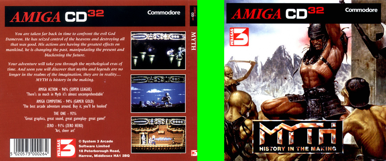 Myth - History in the Making — box-texture (EU)