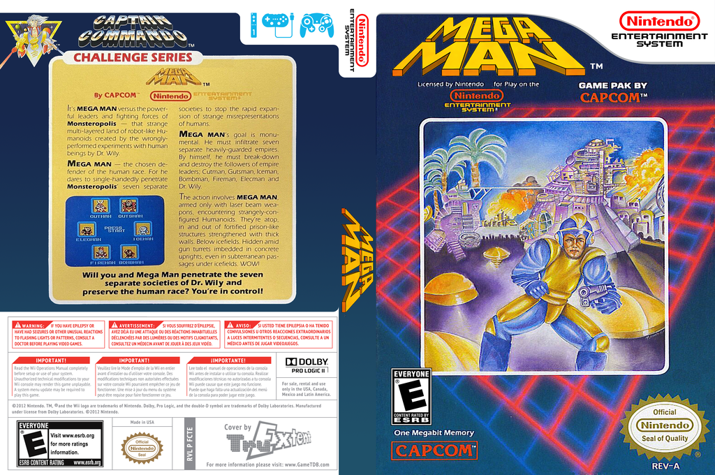 Mega Man — box-texture (US)