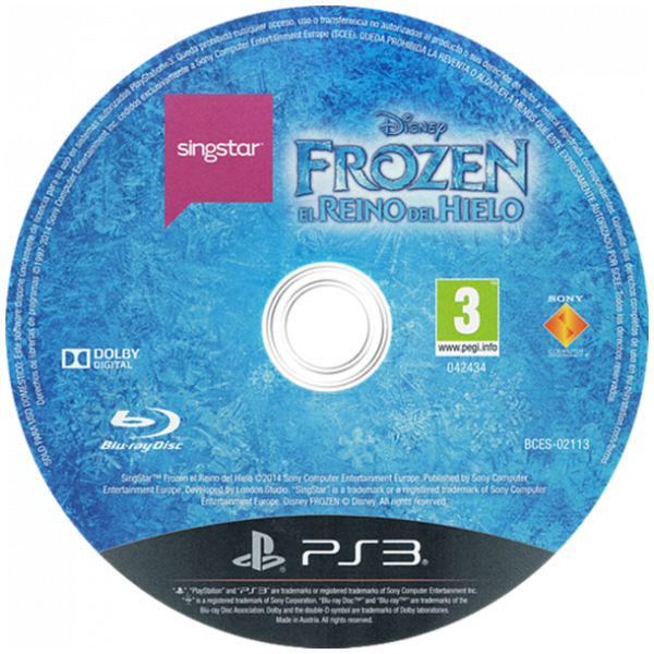 SingStar Frozen - El Reino del Hielo — support-2D (SP)