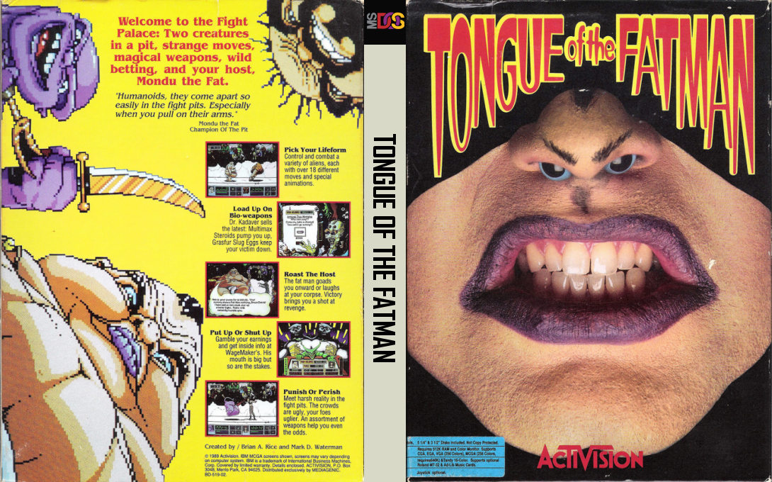 Tongue Of The Fatman — box-texture (US)