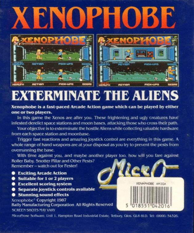 Xenophobe — box-2D-back (EU)