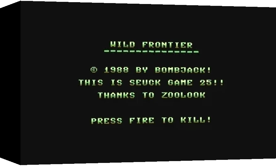 Wild Frontier — box-3D (WOR)