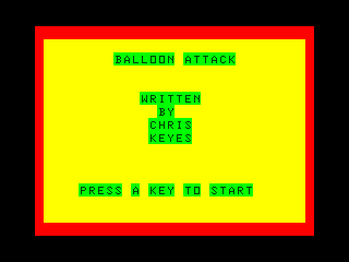 Balloon Attack — sstitle (WOR)