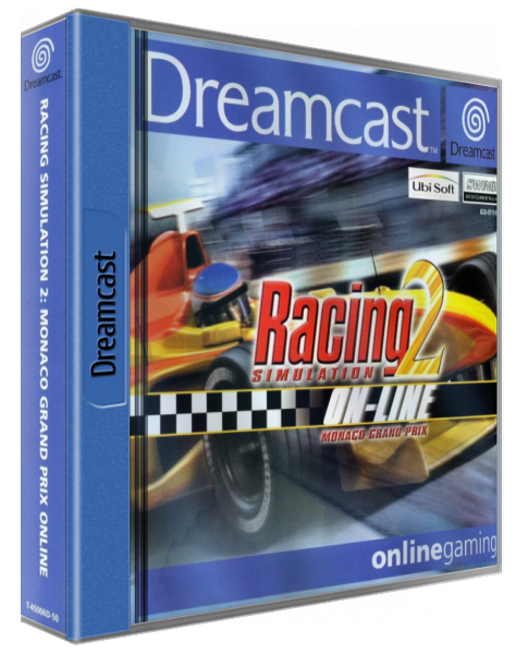 Racing Simulation 2 - Monaco Grand Prix On-Line — box-3D (EU)