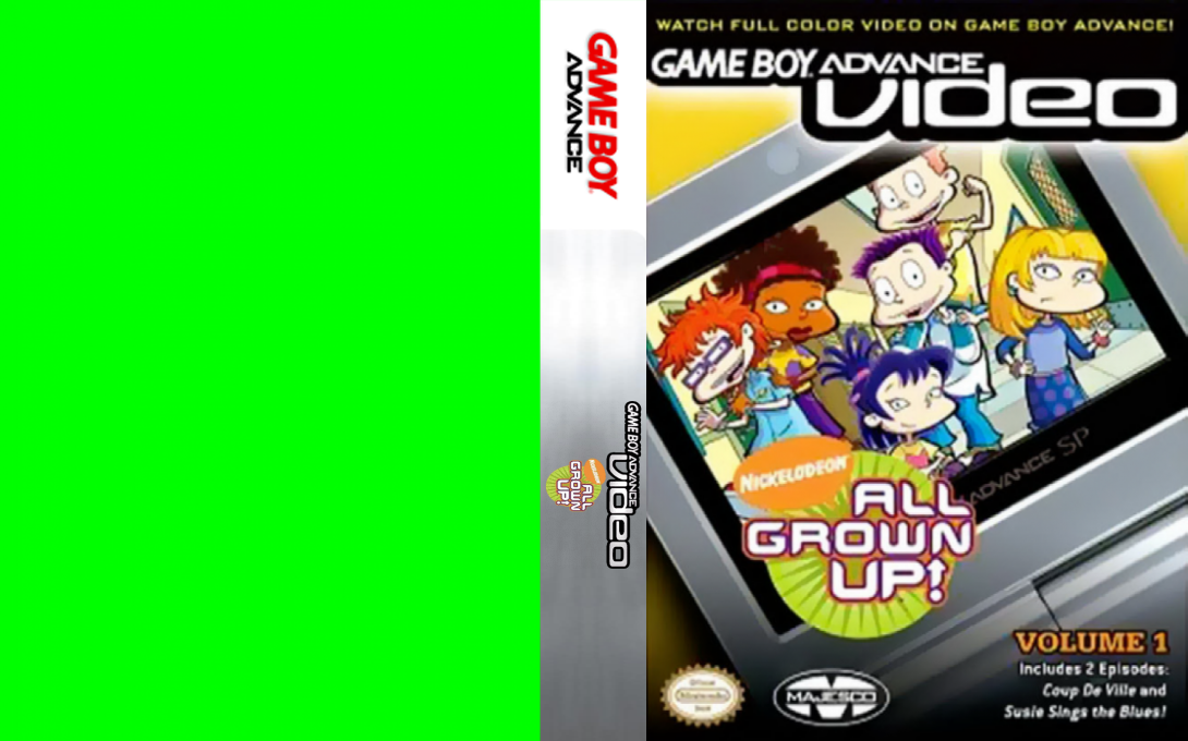 Game Boy Advance Video - All Grown Up! - Volume 1 — box-texture (CUS)