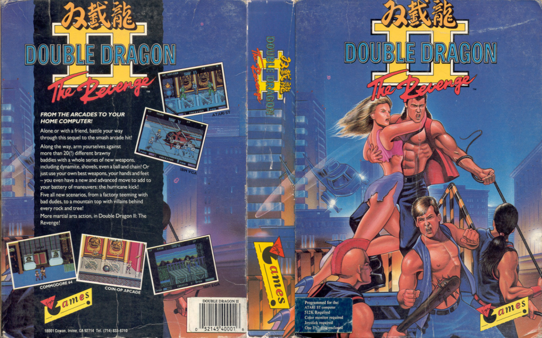 Double Dragon 2 - The Revenge — box-texture (US)