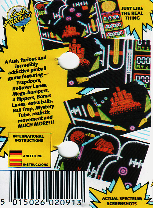 Advanced Pinball Simulator — box-2D-back (EU)