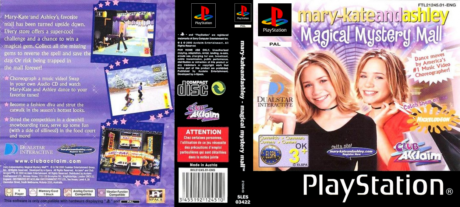 Mary-kate And Ashley - Magical Mystery Mall — box-texture (EU)