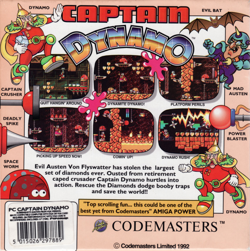 Captain Dynamo — box-2D-back (EU)