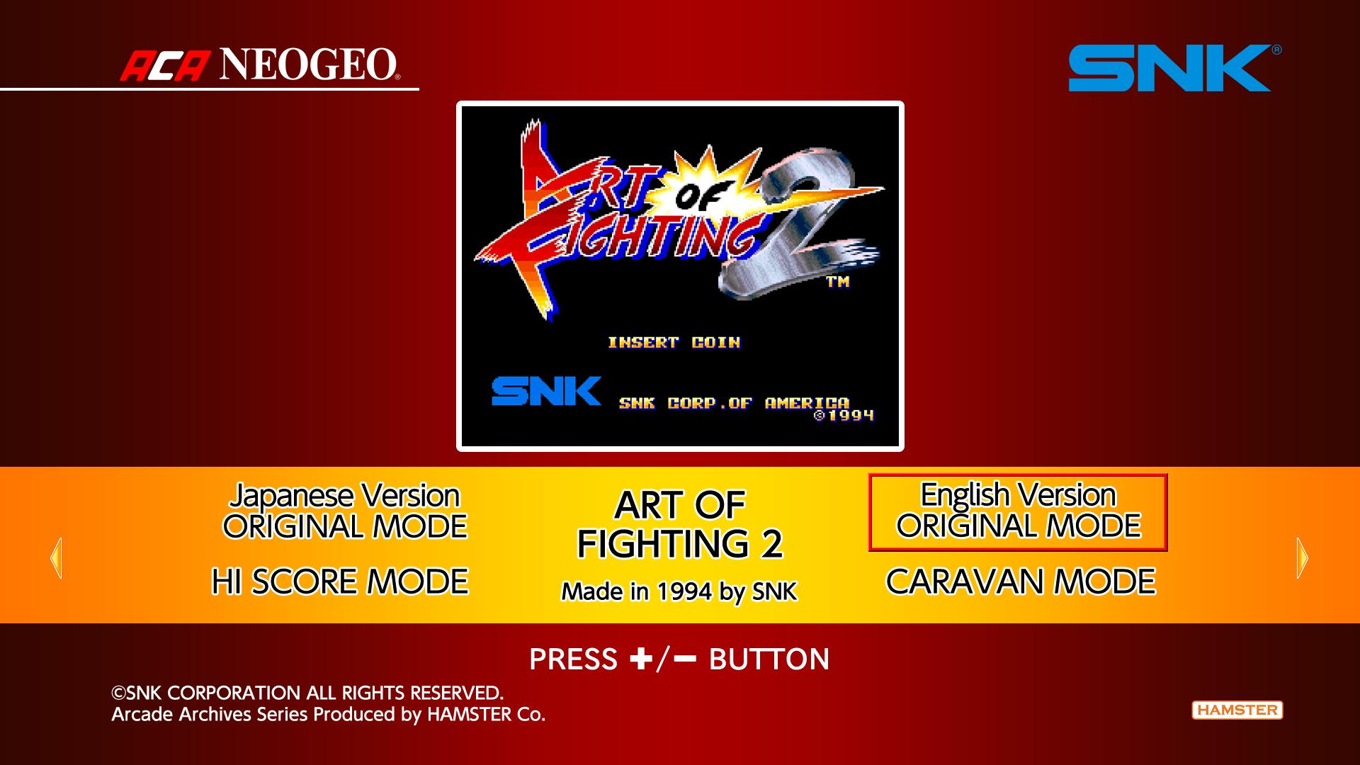 Aca Neogeo Art Of Fighting 2 — sstitle (WOR)