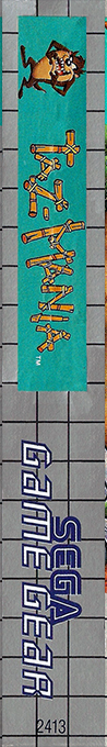Taz-mania — box-2D-side (EU)