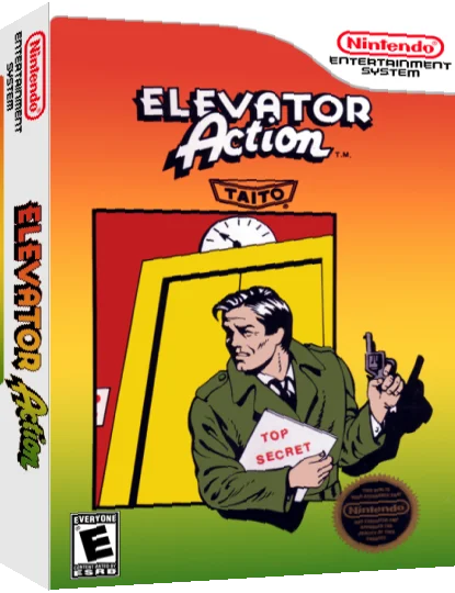 Elevator Action — box-3D (US)