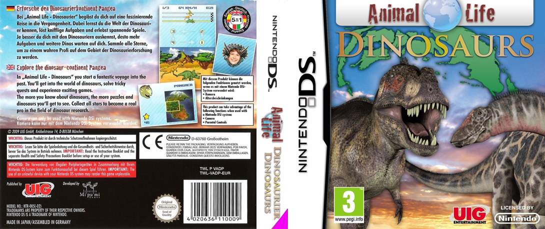 Animal Life - Dinosaurs — box-texture (EU)