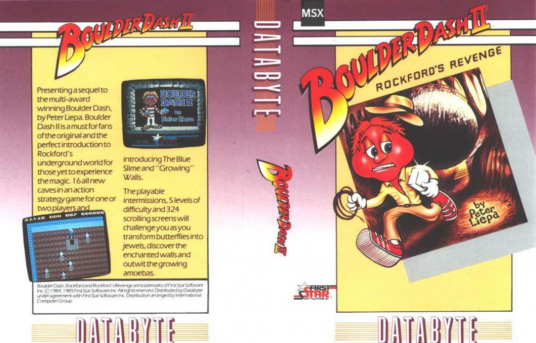 Boulder Dash 2 - Rockford's Revenge — box-texture (EU)