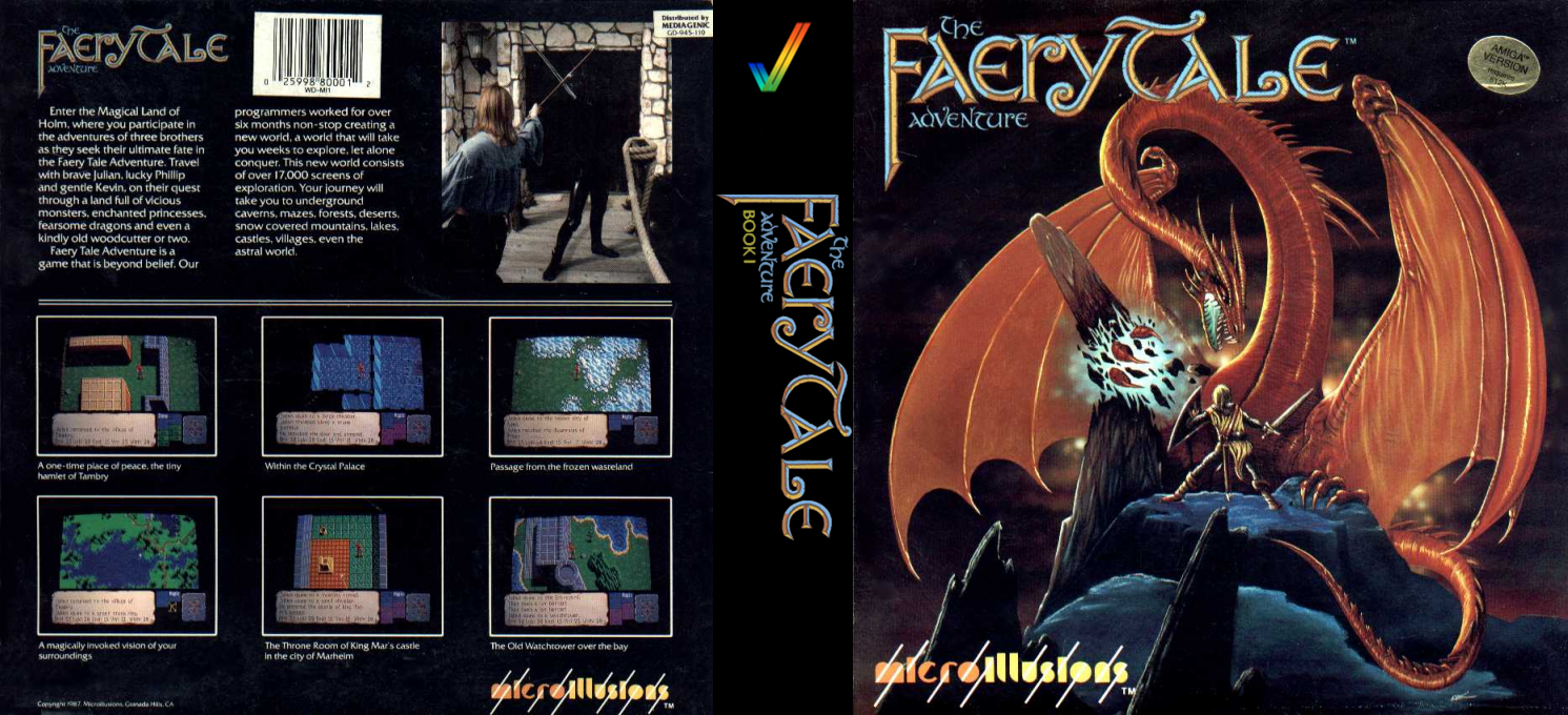 Faery Tale Adventure, The — box-texture (CUS)