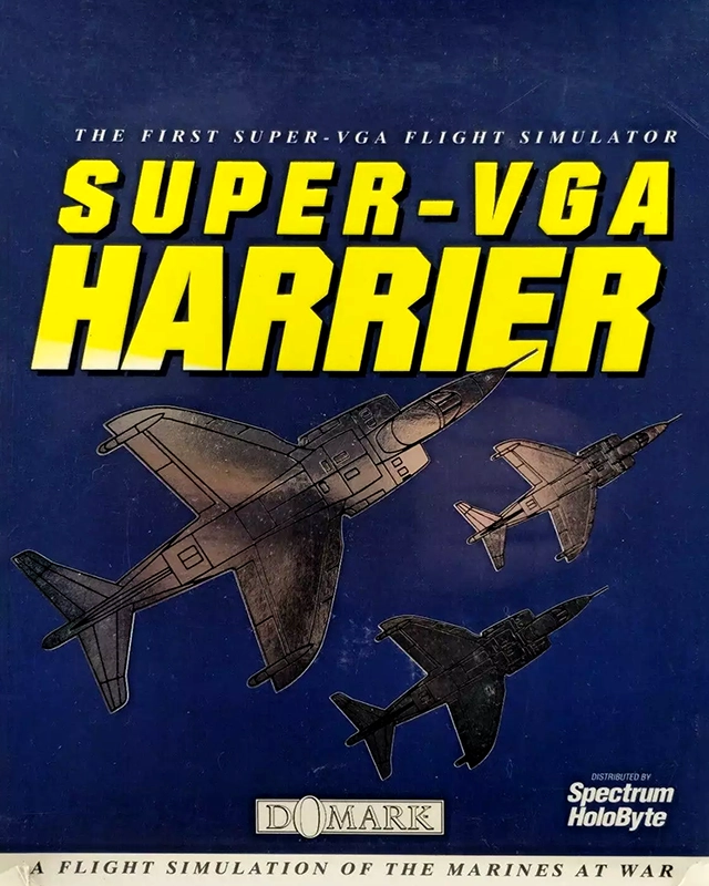 Super-VGA Harrier box art