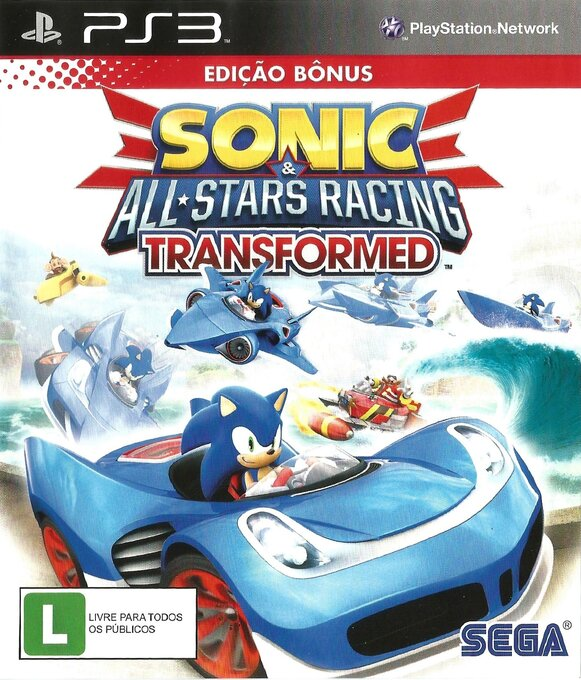 Sonic & All-Stars Racing Transformed — box-2D (BR)