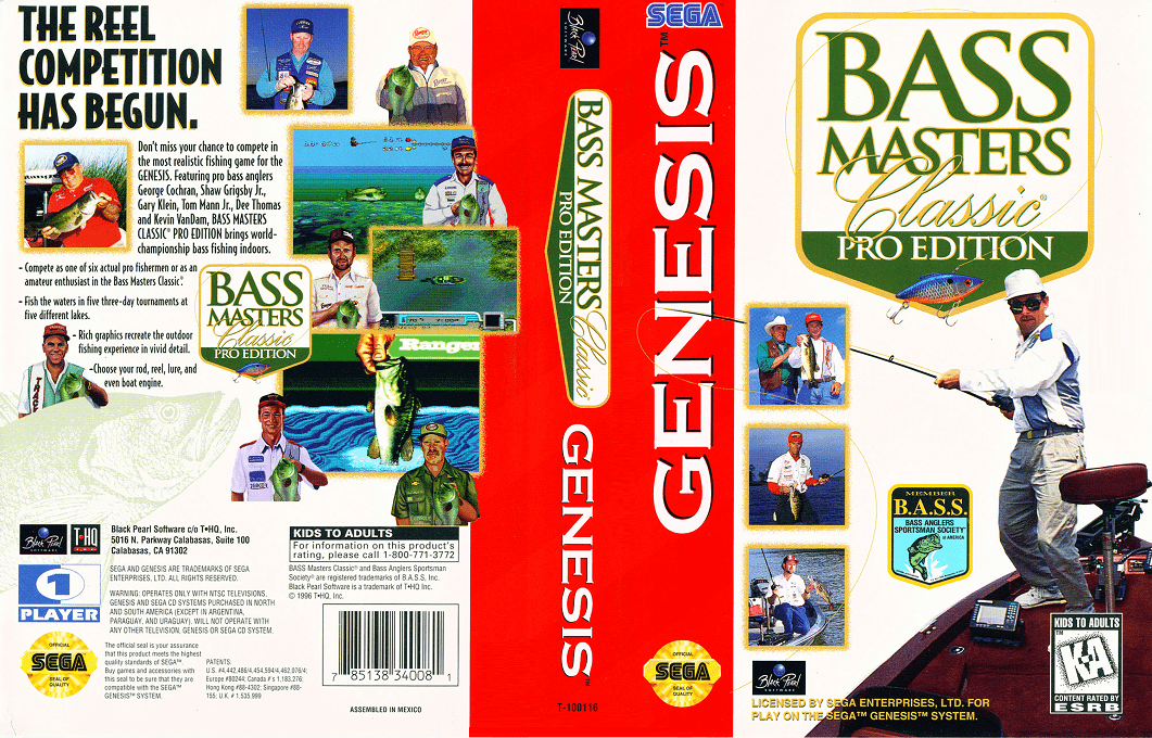 Bass Masters Classic - Pro Edition — box-texture (US)