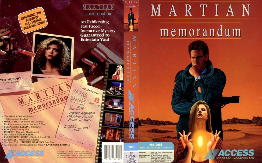 Martian Memorandum — box-texture (US)