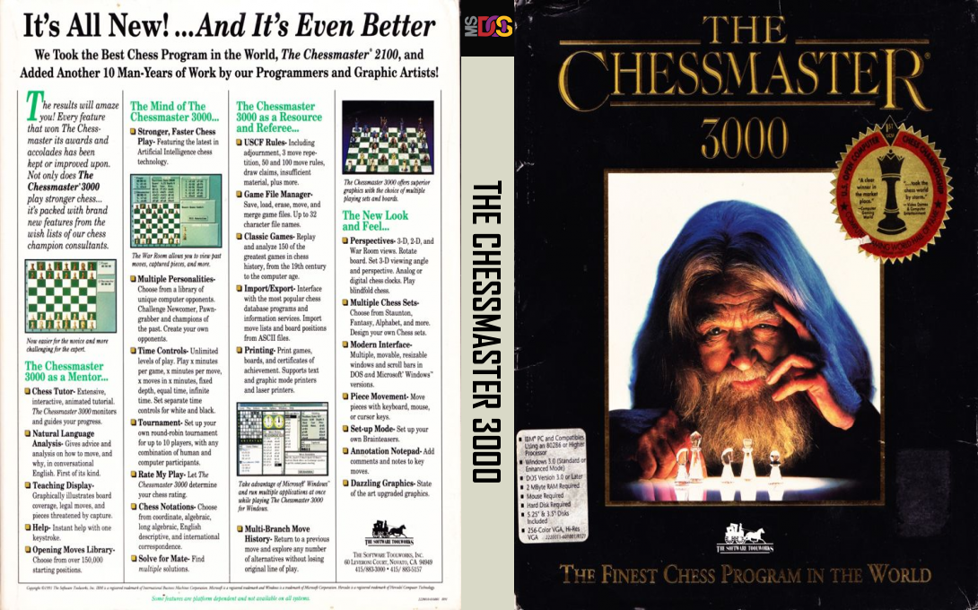 Chessmaster 3000, The — box-texture (US)
