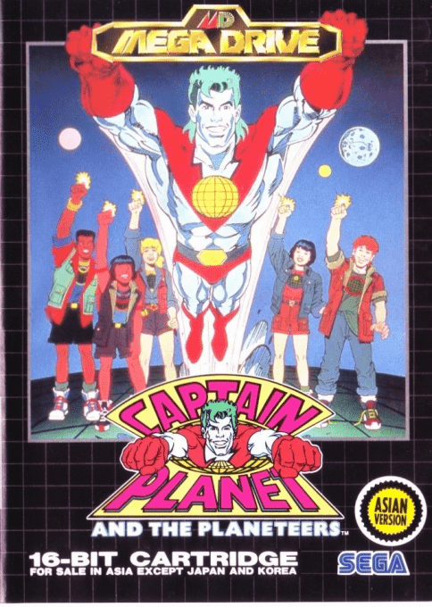 Captain Planet And The Planeteers — box-2D (JP)
