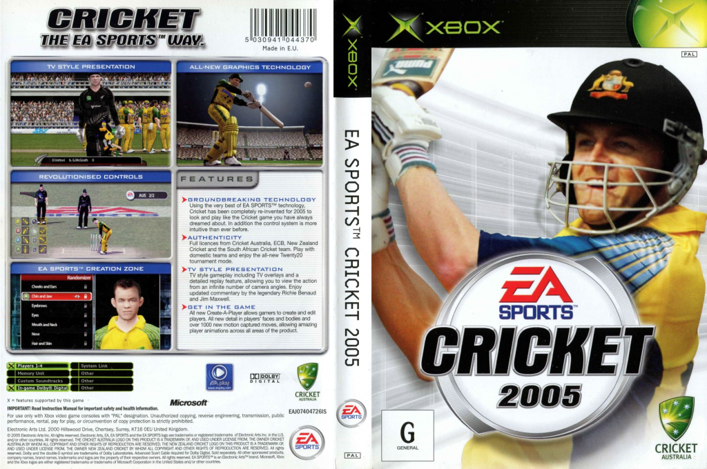Cricket 2005 — box-texture (AU)