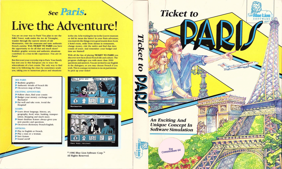 Ticket to Paris — box-texture (US)