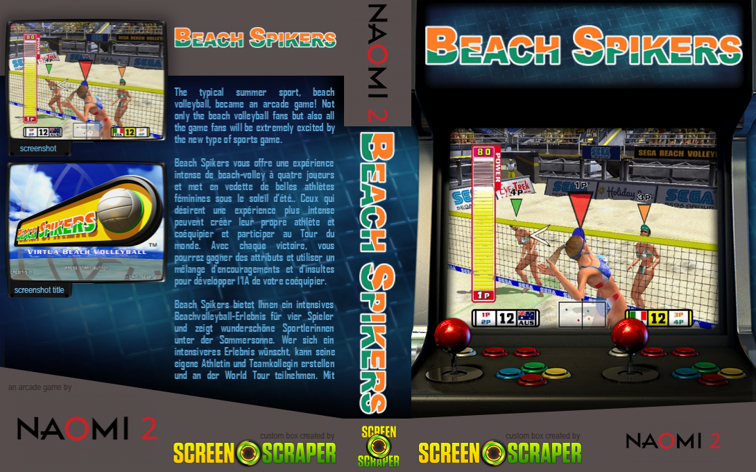 Beach Spikers: Virtua Beach Volleyball — box-texture (SS)