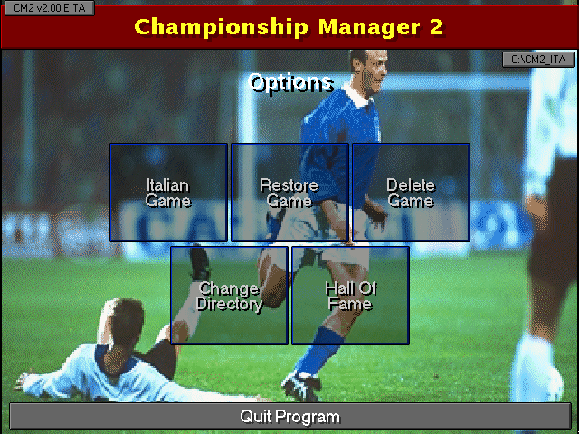 Championship Manager 2 - The Italian Leagues Season 96/97 — sstitle (EU)