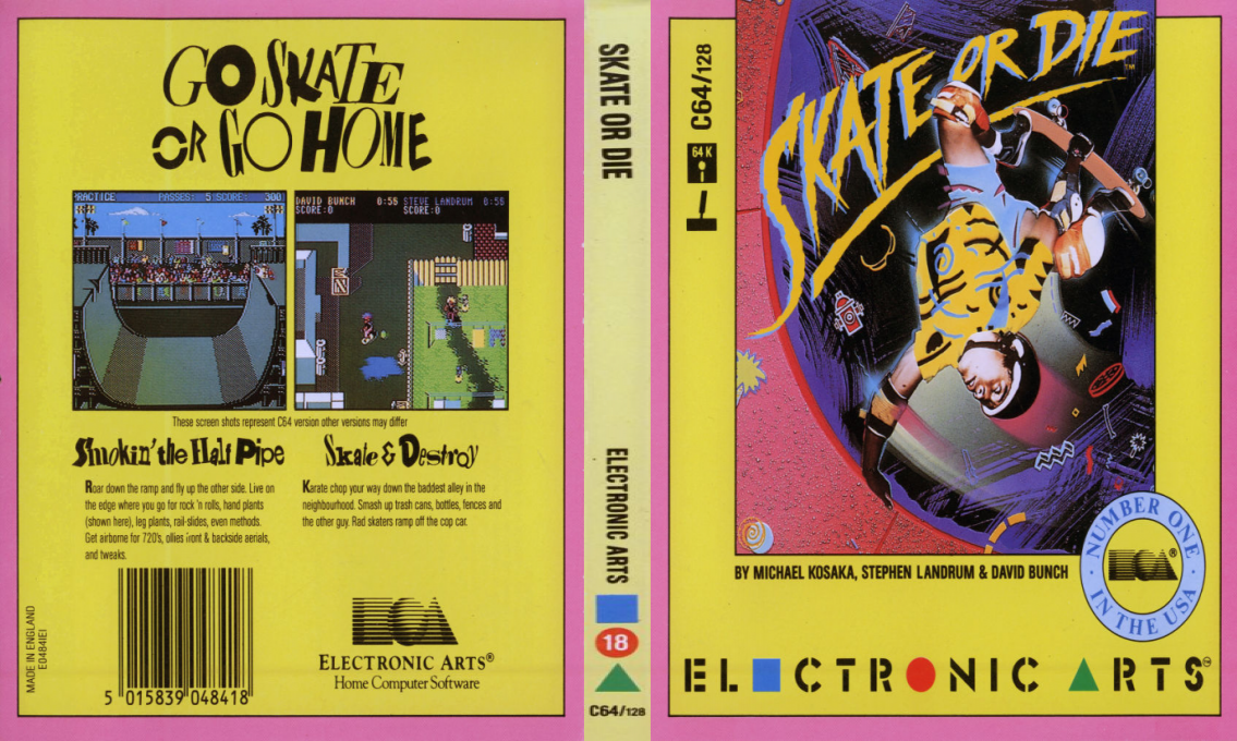 Skate Or Die — box-texture (EU)
