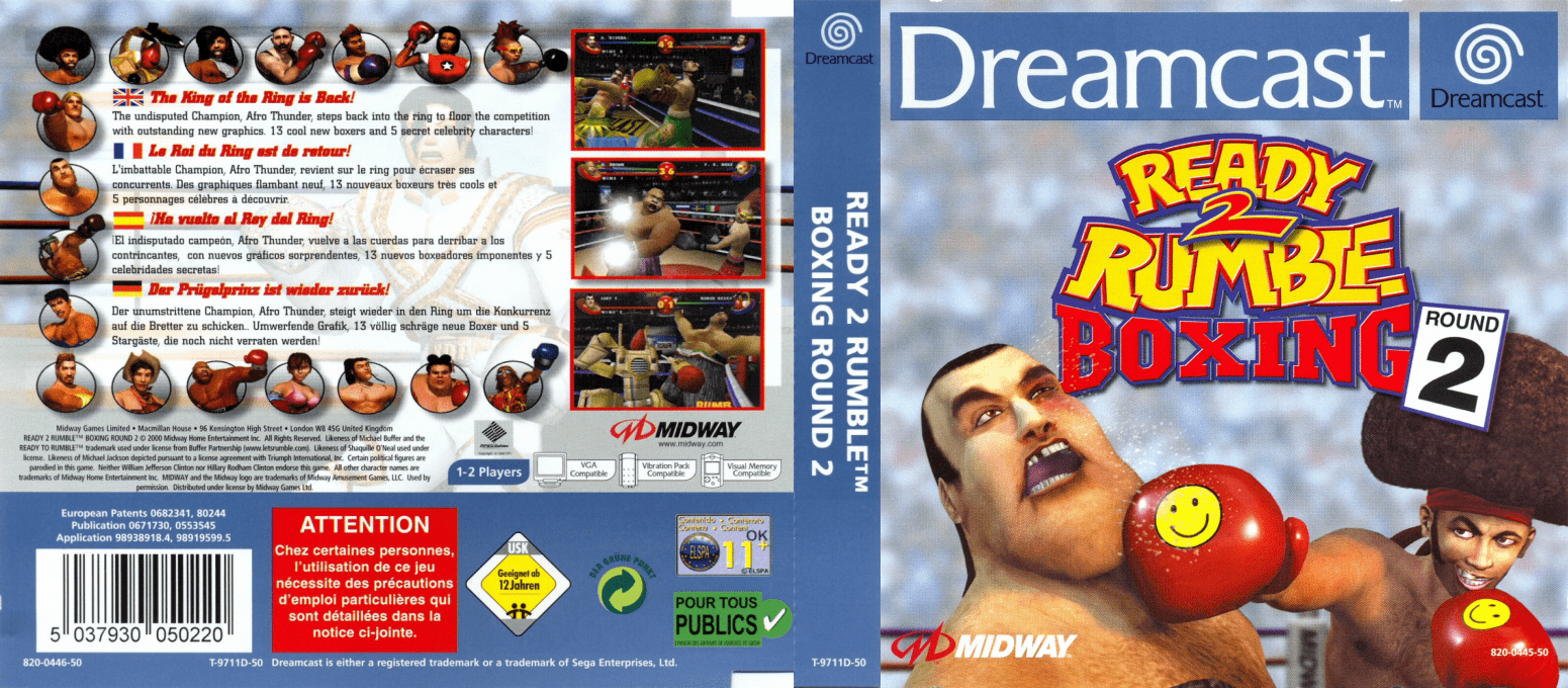 Ready 2 Rumble Boxing Round 2 — box-texture (EU)