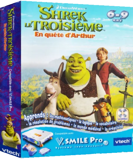 Shrek The Third - The Search For Arthur — box-3D (FR)