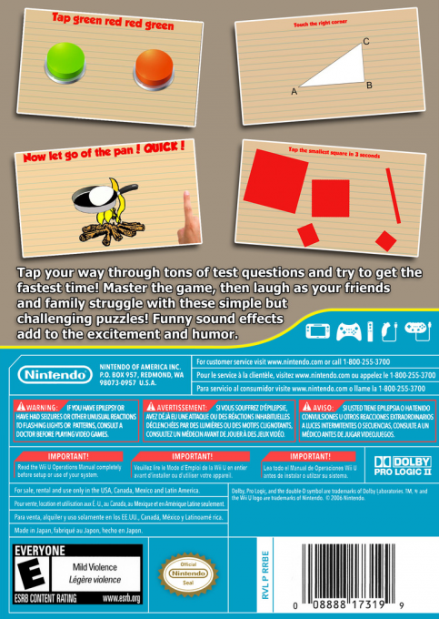 IQ Test — box-2D-back (US)