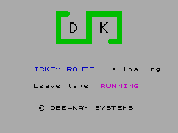 Lickey Route — sstitle (WOR)