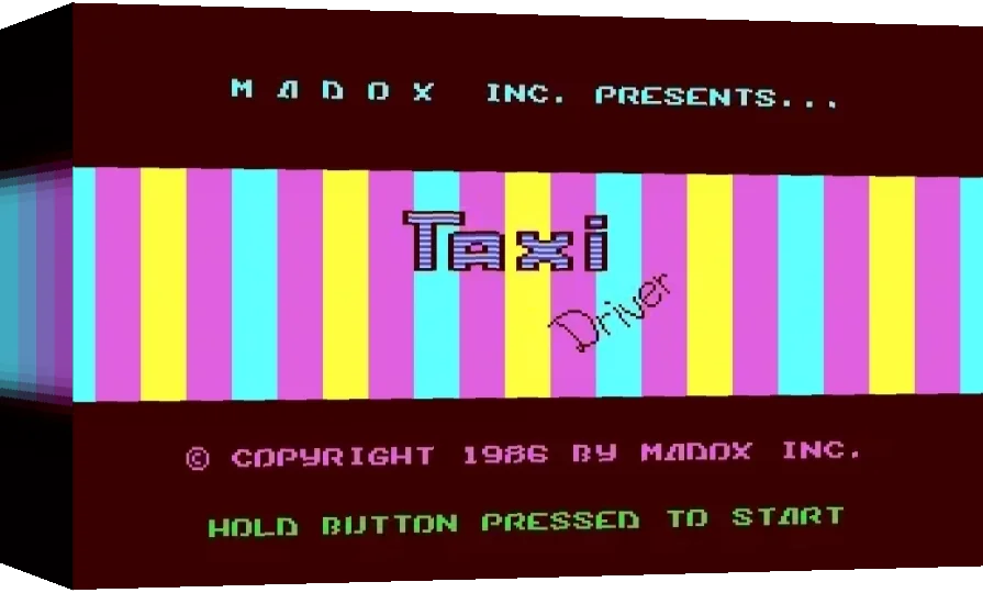 Taxi Driver — box-3D (WOR)