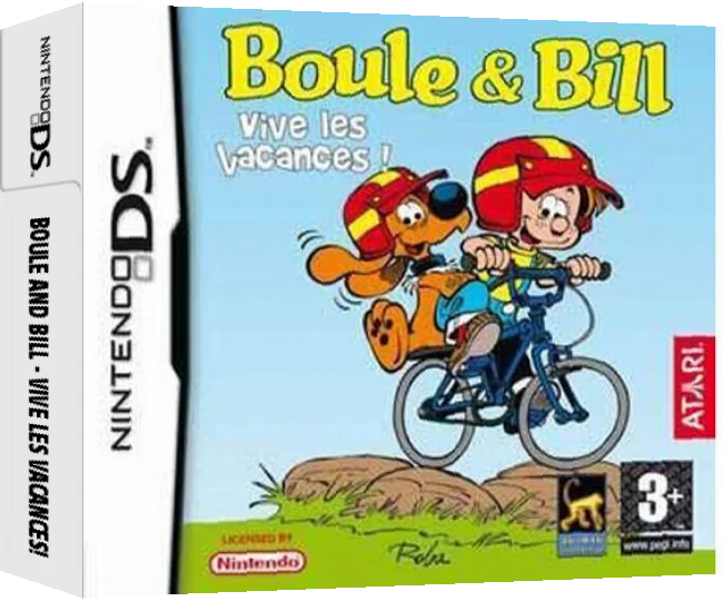 Boule & Bill - Vive les Vacances! — box-3D (FR)