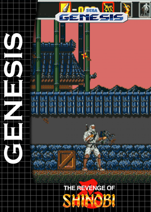 The Revenge of Shinobi — box-2D (SS)