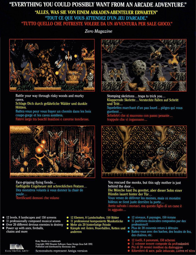 Risky Woods — box-2D-back (EU)