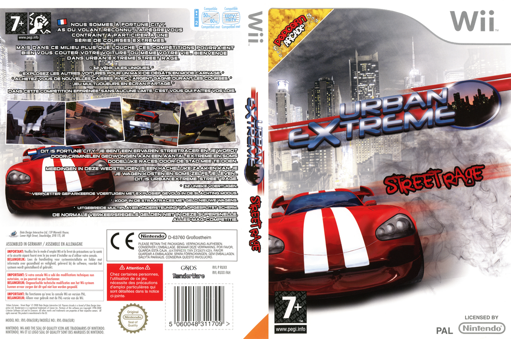 Urban Extreme - Street Rage — box-texture (FR)