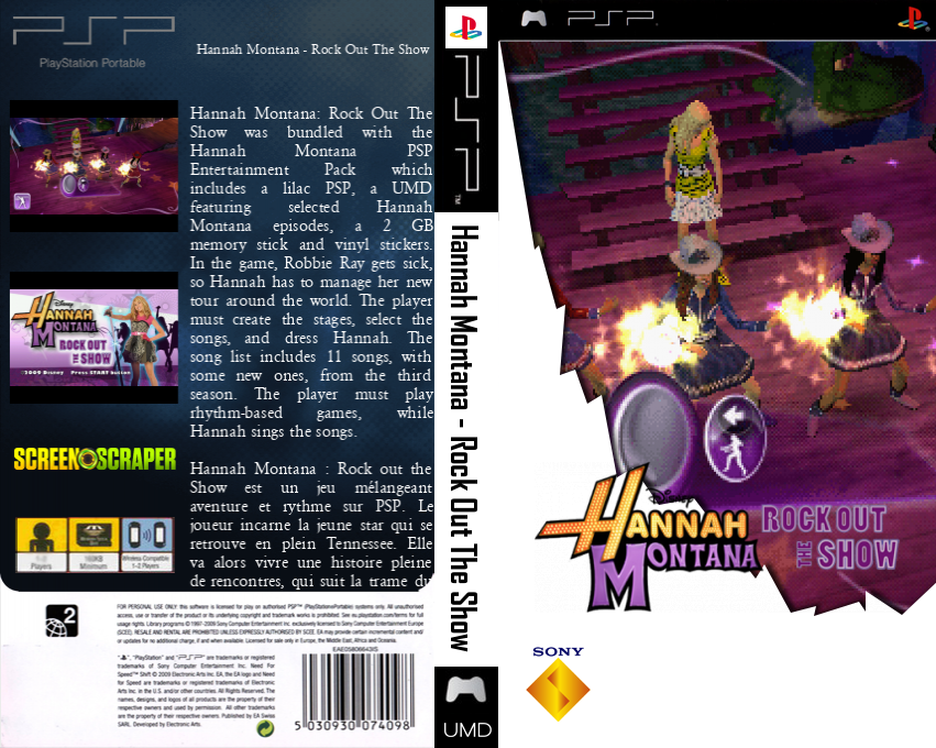 Hannah Montana - Rock Out the Show — box-texture (SS)