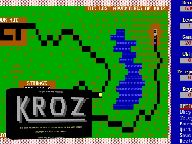 Lost Adventures of Kroz — mixrbv2 (WOR)