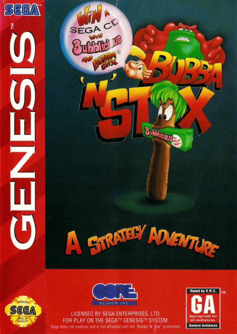 Bubba 'n' Stix box art