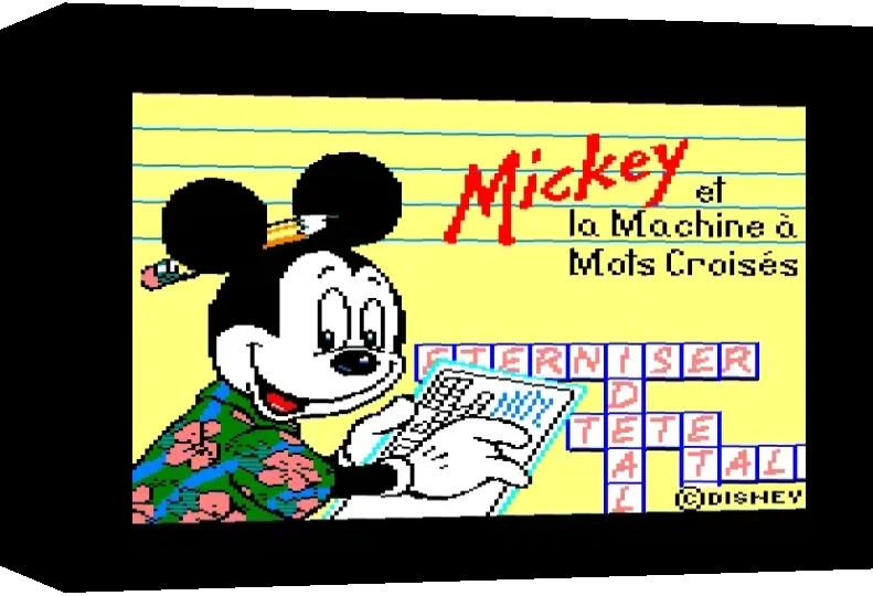 Mickey Et La Machine A Mots Croisés — box-3D (WOR)