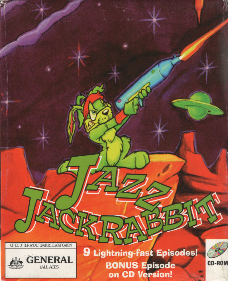 Jazz Jackrabbit Cd-rom — box-2D (AU)